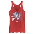 thumbnail image 1 of Womens Sonic the Hedgehog Game On Pose Racerback Tank, 1 of 4