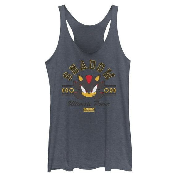 Womens Sonic the Hedgehog Shadow Ultimate Power Racerback Tank