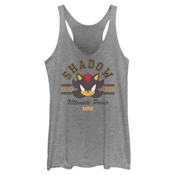 Womens Sonic the Hedgehog Shadow Ultimate Power Racerback Tank