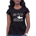 thumbnail image 1 of Womens Sorry Can't Talk I'm On Another Line Fishing T-Shirt, 1 of 1