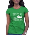 thumbnail image 1 of Womens Sorry Can't Talk I'm On Another Line Fishing T-Shirt, 1 of 1