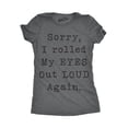 thumbnail image 1 of Womens Sorry Rolled My Eyes Out Loud Funny Sassy Sayings Cute Graphic T shirt Womens Graphic Tees, 1 of 8