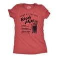 thumbnail image 1 of Womens Soup of The Day Bloody Mary T Shirt Funny Cocktail Mixed Drink Recipe Graphic Tee Womens Graphic Tees, 1 of 9