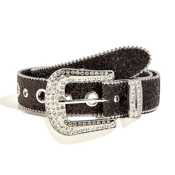 Womens Sparkling Rhinestone Waist Belt Glitter Womens Belts Hot R0