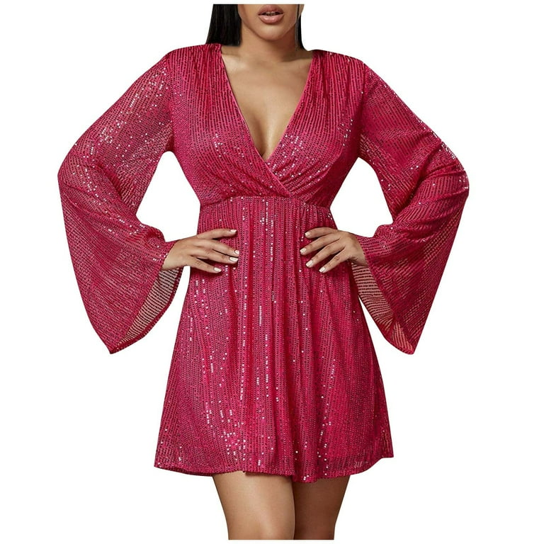 2022 Sexy halter V-neck party sequin maxi dress 2022 Sexy halter V-neck party sequin maxi dress