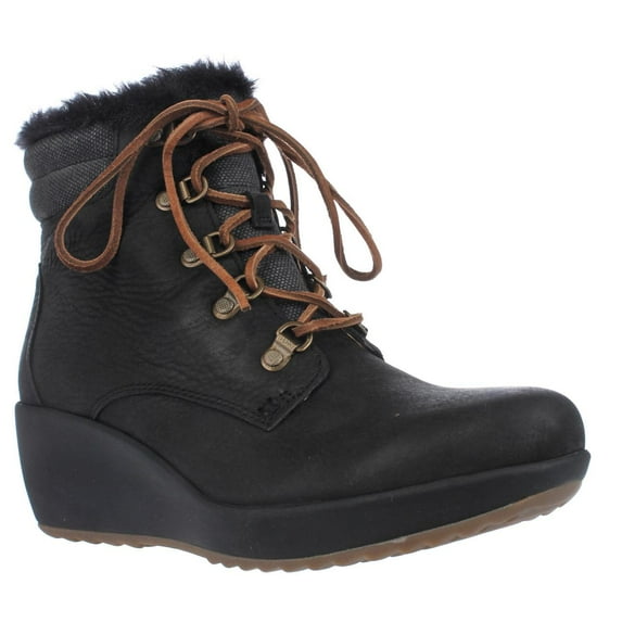 Womens Sperry Top-Sider Luca Peak Wedge Boots - Black