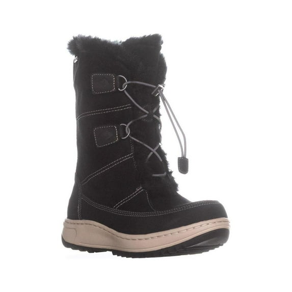 Womens Sperry Top-Sider Powder Valley Thinsulate Snow Boots, Black, 7.5 US / 38 EU