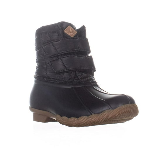Womens Sperry Top-Sider Saltwater Rain Boots, Jetty Black
