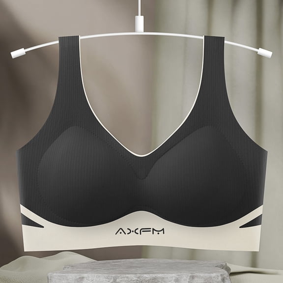 Womens Sport Bras Seamless Wireless Tshirt Bra for Women Push Up Pullover Padded Comfortable Yoga Running Bralettes