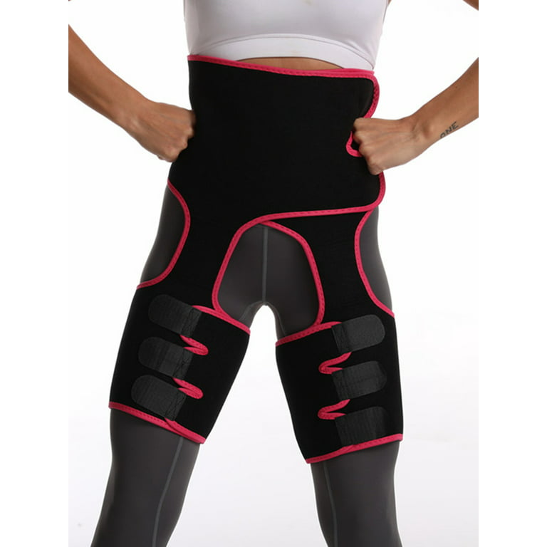 Womens Sport Leg Shaper Belts Butt Lifter Support Slimming Body Sweat Band  Waist Trainer Thigh Leg Shapers Slender Slimming Belt Thigh Slimmer Wrap