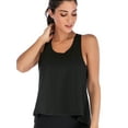 thumbnail image 1 of Womens Sport Vests Fitness Running T Loose Singlet Tops Tank Solid Yoga Gym Shirt S M L XL, 1 of 7