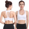 thumbnail image 1 of Womens Sports Bra Woman Bras With String Quick Dry Shockproof Running Fitness Large Size Underwear clearance clothes under $10.00, 1 of 5