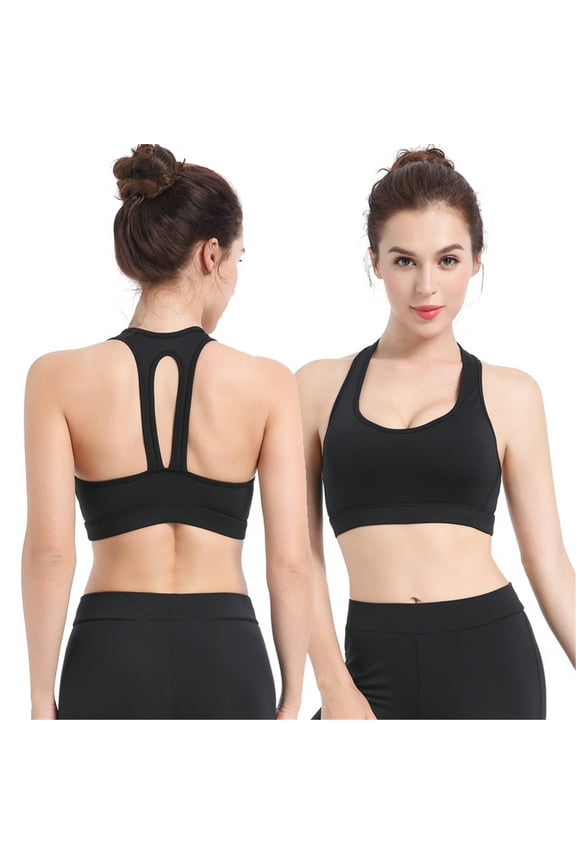 Womens Sports Bra Woman Bras With String Quick Dry Shockproof Running Fitness Large Size Underwear