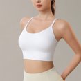 thumbnail image 1 of Womens Sports Bras Comfort Oman Bras With String Quick Dry Shockproof Running Fitness Underwear Comfortable Bras for Women White M, 1 of 8