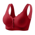 thumbnail image 1 of Womens Sports Bras Plus Size Thin Front Open Breast Reducing Bra Wireless Bras, 1 of 9