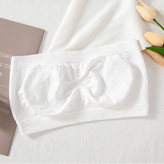 Womens Sports Bras Vest Yoga Comfortable Wireless Underwear Breast Wrapping Bras Comfortable Bras for Women White XL
