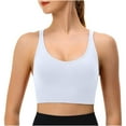 thumbnail image 1 of Womens Sports Bras Wireless Push-Up Pullover High-Impact Underwear Ladies Casual Solid Quick-Drying Full-Coverage Workout Bralettes, 1 of 7