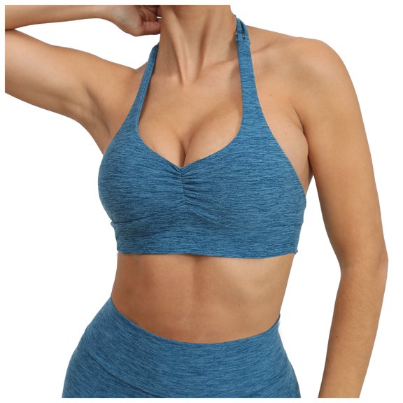 Womens Sports Bras,Women's Sports Bra Backless Sports Bra Crush Sport Bra Padded Workout Yoga Top
