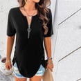 thumbnail image 1 of Womens Sports Tops Xl Women Blouses and Tops Fashion Plus Size Cotton T Shirts Loose Fit Clearance Deals, 1 of 7