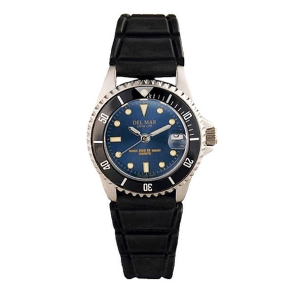 Womens Sportstrap 200M Watch Blue Face