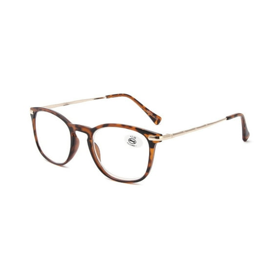 Womens Square Reading Glasses Mens Metal Glasses Frame Readers