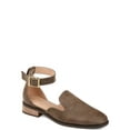 thumbnail image 1 of Womens Square Toe Ankle Strap Flat, 1 of 3