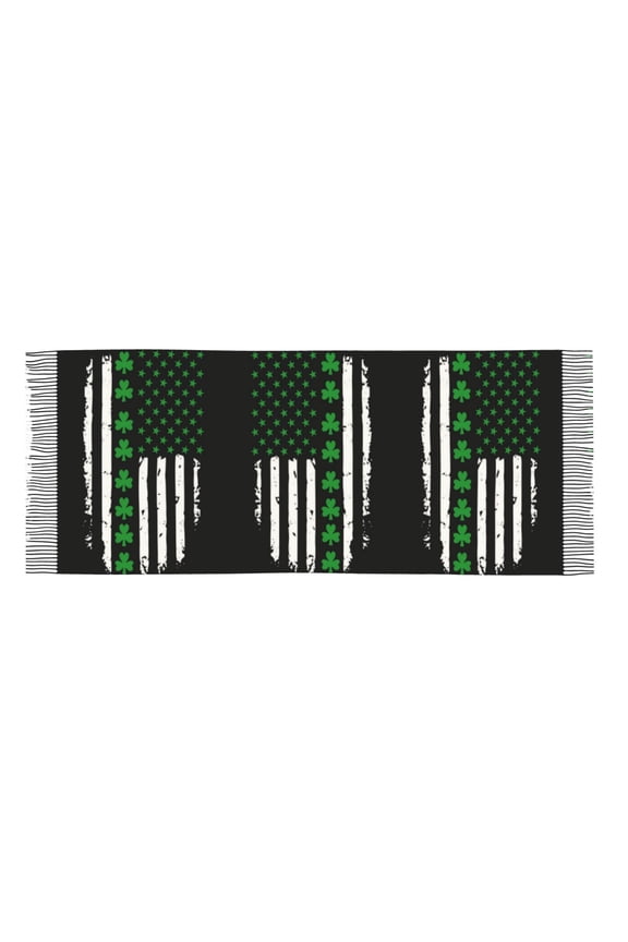 Womens St. Patrick'S Day Irish America Flag Scarf Shawl Wraps Soft Warm Shawls