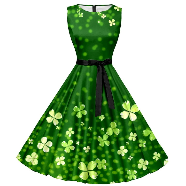 St patrick's day swing dress on sale