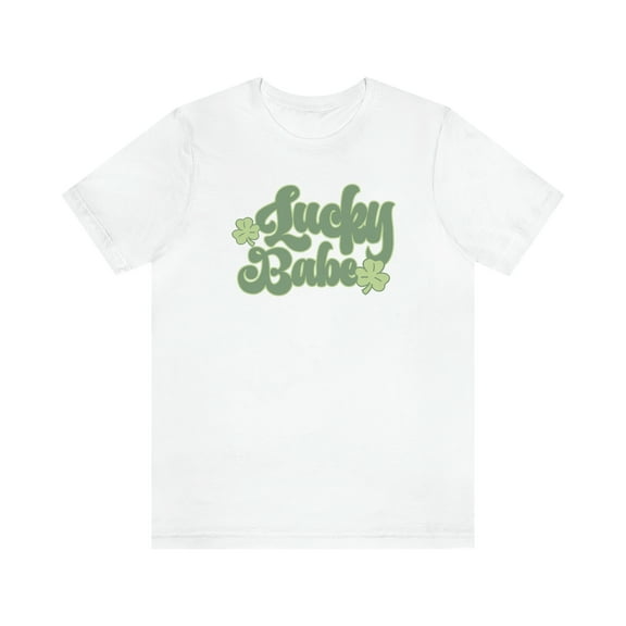 Womens St Patricks Day Shirt Lucky Babe Irish Shirt