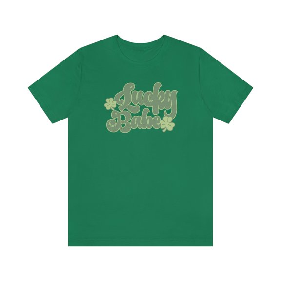 Womens St Patricks Day Shirt Lucky Babe Irish Shirt
