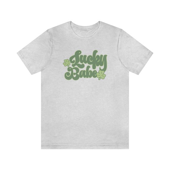 Womens St Patricks Day Shirt Lucky Babe Irish Shirt