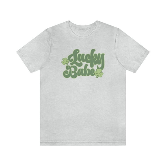 Womens St Patricks Day Shirt Lucky Babe Irish Shirt