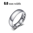 thumbnail image 1 of Womens Stainless Steel Geometric Tail Ring, Smooth Plain Design, Individually Packaged, Simple Style, 1 of 4