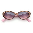 thumbnail image 1 of Womens Star Emblem Bling Luxury Diva Cat Eye Plastic Sunglasses Tortoise Pink - Black Pink, 1 of 7