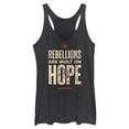 thumbnail image 1 of Womens Star Wars: Andor Rebellions Are Built on Hope Racerback Tank, 1 of 4