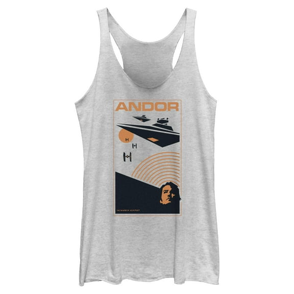 Womens Star Wars: Andor Space Poster Racerback Tank