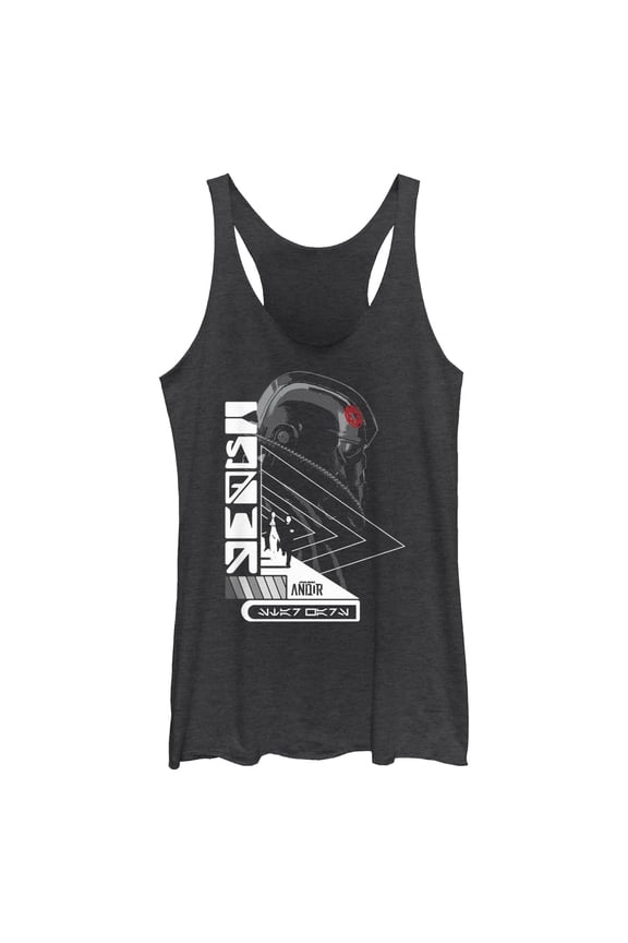 Womens Star Wars: Andor TIE Fighter Pilot Escape Racerback Tank