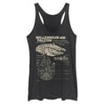 thumbnail image 1 of Womens Star Wars Corellian Freighter Racerback Tank, 1 of 4
