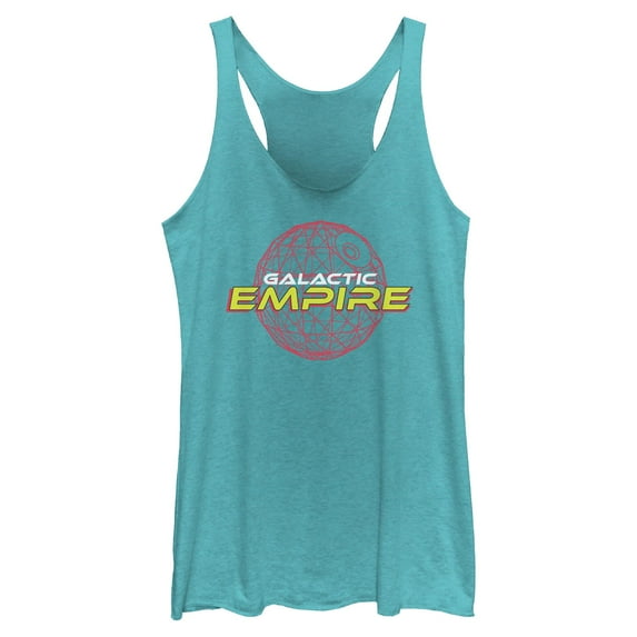 Womens Star Wars Death Star Galactic Empire Racerback Tank