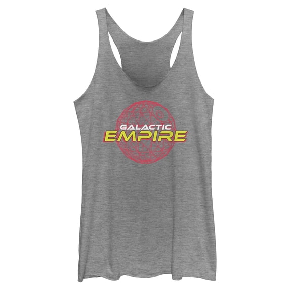 Womens Star Wars Death Star Galactic Empire Racerback Tank