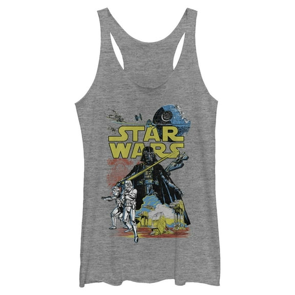 Womens Star Wars Galactic Battle Racerback Tank