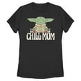 thumbnail image 1 of Womens Star Wars Grogu Chill Mom T Shirt, 1 of 4