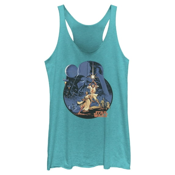 Womens Star Wars Stellar Scene Racerback Tank