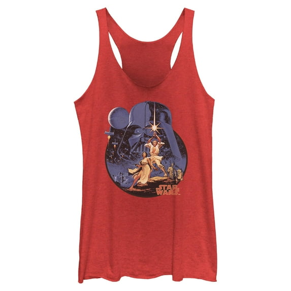 Womens Star Wars Stellar Scene Racerback Tank