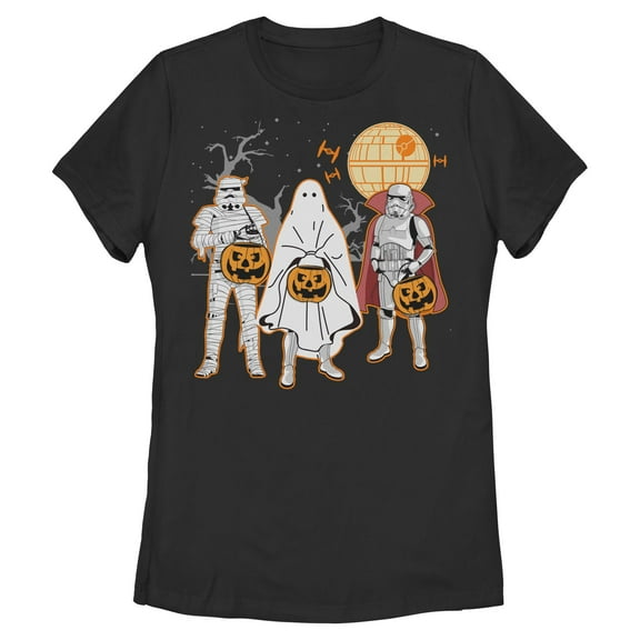 Womens Star Wars Stormtroopers Trick Or Treat Season T Shirt