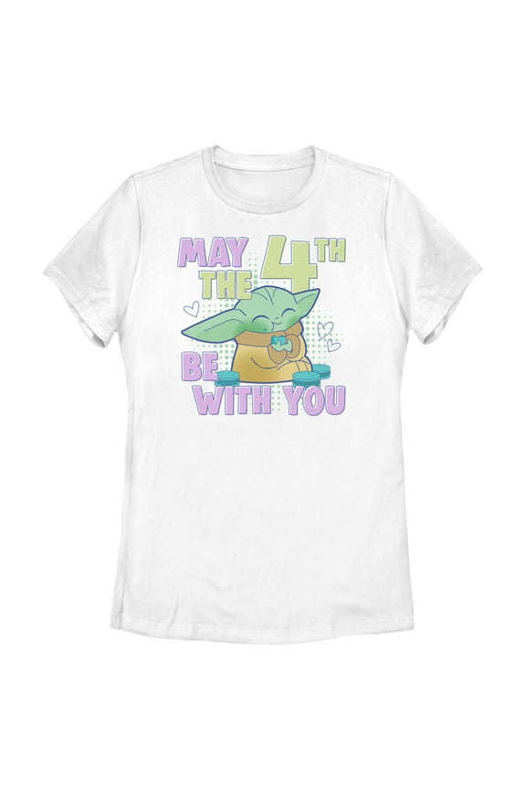 Womens Star Wars: The Mandalorian May The Grogu T Shirt