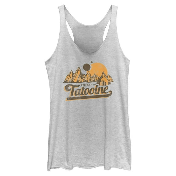 Womens Star Wars Welcome To Tatooine Racerback Tank