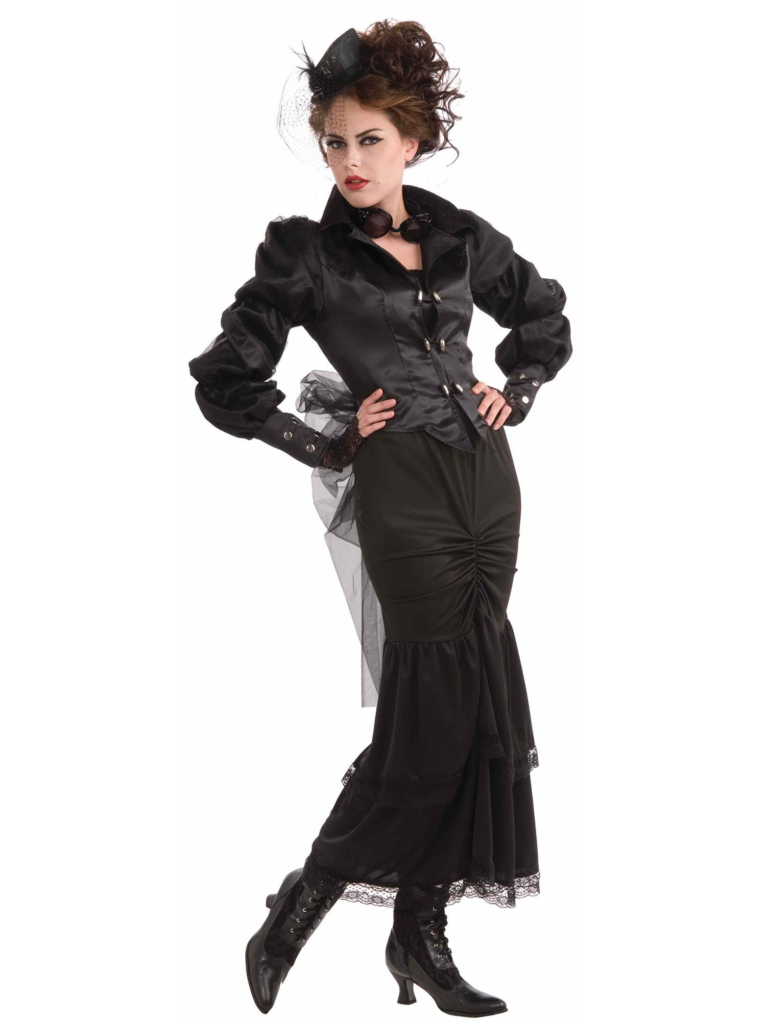 Womens Steampunk Victorian Lady Adult Costume Female Halloween Womens Steampunk Victorian Lady Adult Costume Female Halloween