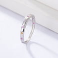 thumbnail image 1 of Womens Sterling Silver Ring Diamond Cut Geometric Design With Colored Zircon Gemstone Fashion Jewelry Festival, 1 of 5