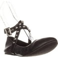 thumbnail image 1 of Womens Steve Madden Mollie Ballet Flat, Black Leather, 1 of 6